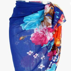 NEW Ayliss Womens Swimwear Chiffon Printed Cover up Beach Sarong Pareo